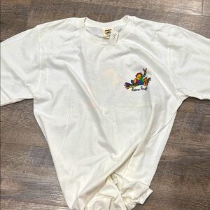 Peace Frogs Graphic T-Shirt with double Logo medium NWT
